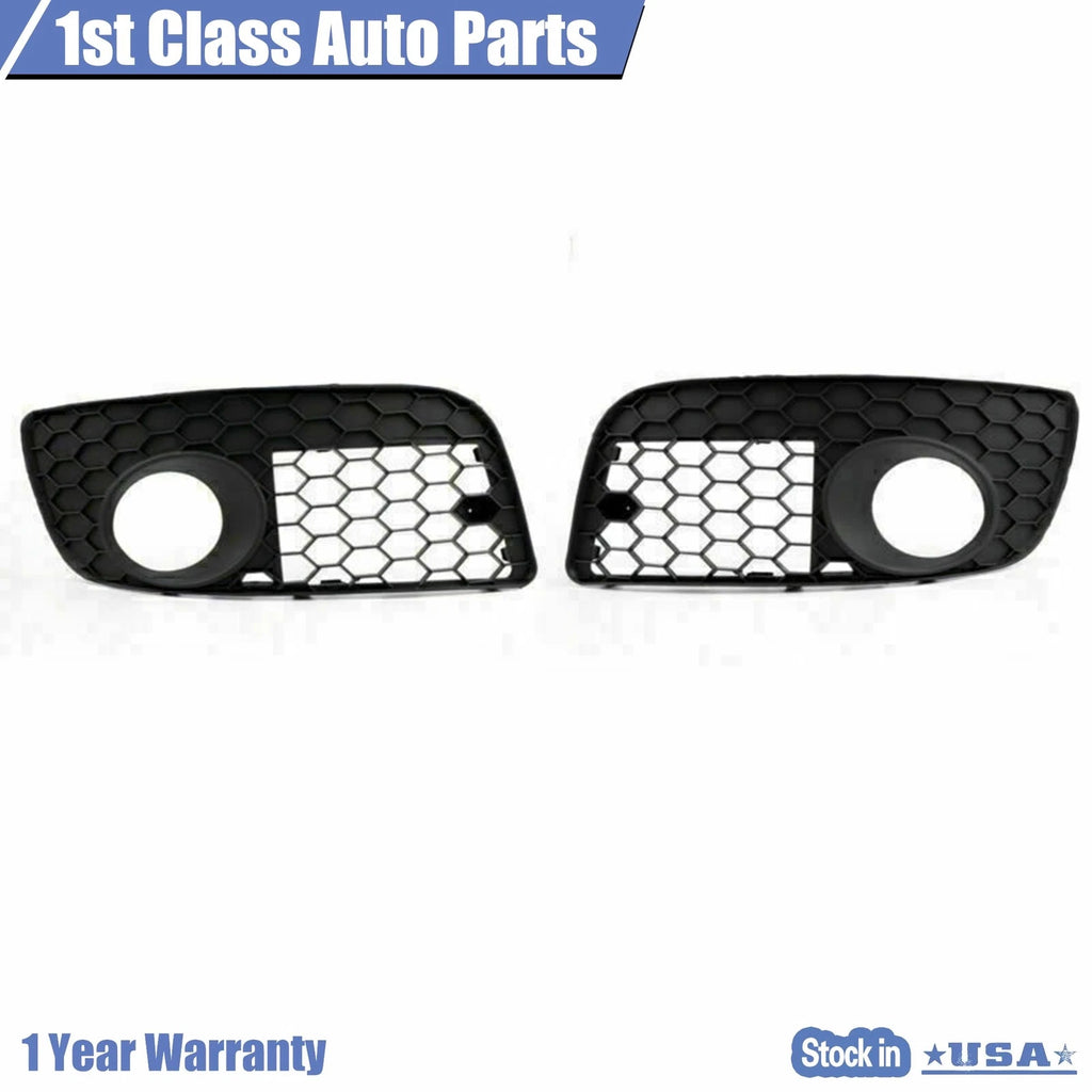 Pair of Honeycomb Fog Light Cover Grilles for VW Jetta GLI GTI Mk5 (2006–2009)