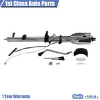 35" Tilt Steering Column for Universal Vehicles (Automatic, Chrome)