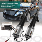 3X Front Air Suspension Strut & Compressor for Bentley Continental Flying Spur (2005–2020)