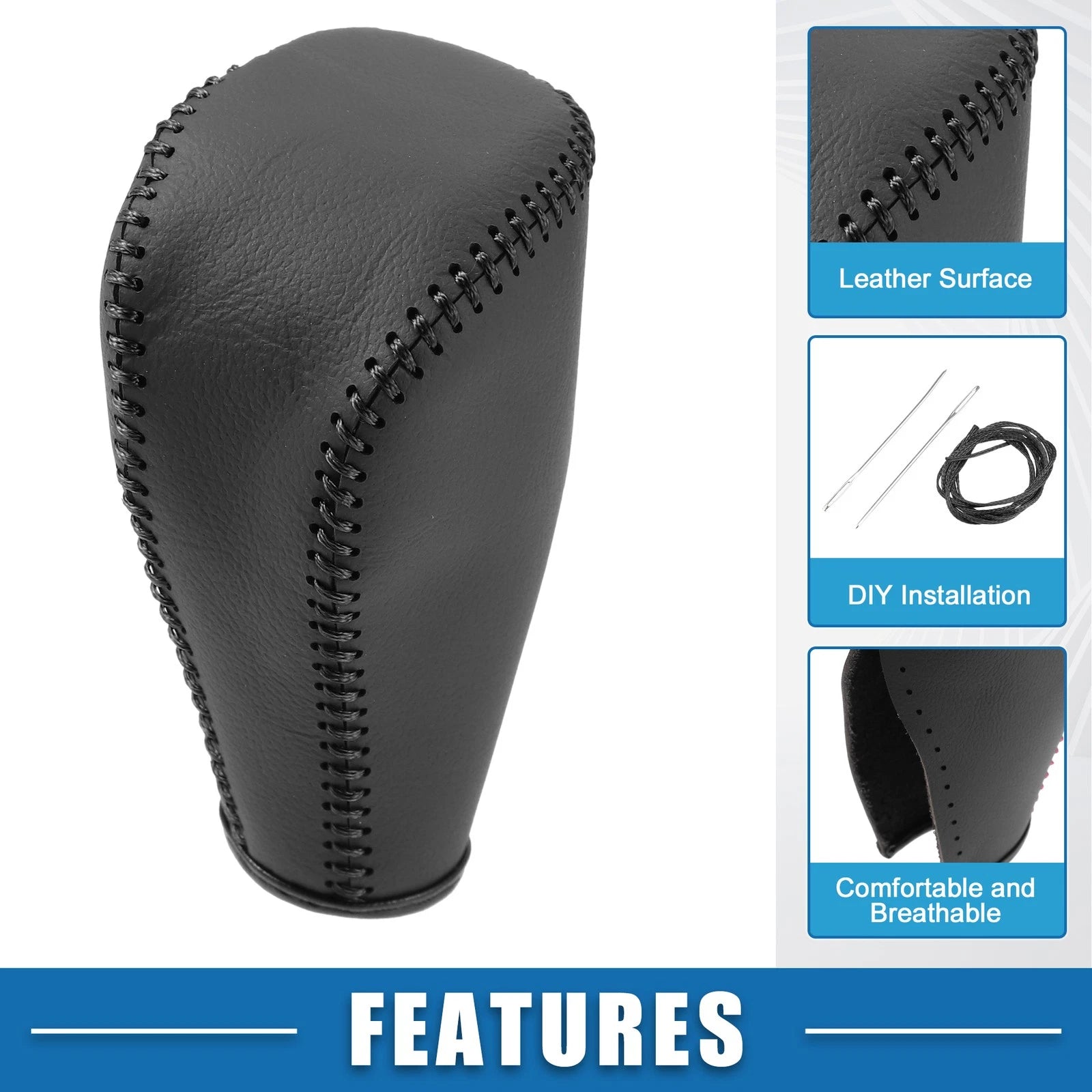 Set of 2 Gear Shifting Knob Cover & Hand Brake Cover for Toyota Corolla (2014–2018)