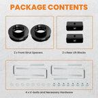 3" Front 2" Rear Leveling Lift Kit for Chevy Silverado GMC Sierra (1999–2007)