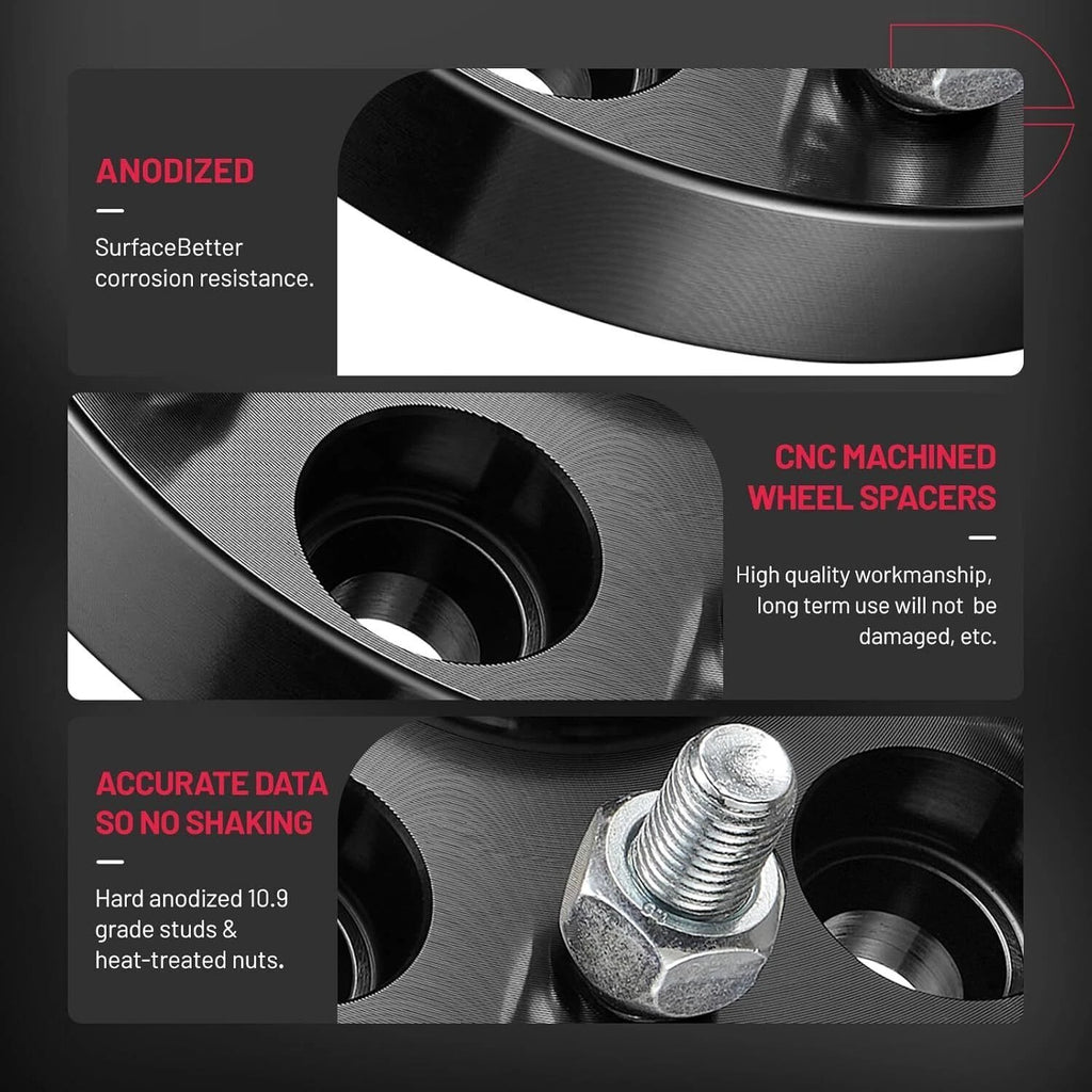 1" 4x110 ATV Wheel Spacers for Honda Rancher 350 400 420 Recon 250 (2000–2005)