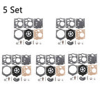 Set of 5 Carburetor Gasket Kits for McCulloch Homelite Echo K10-SDC