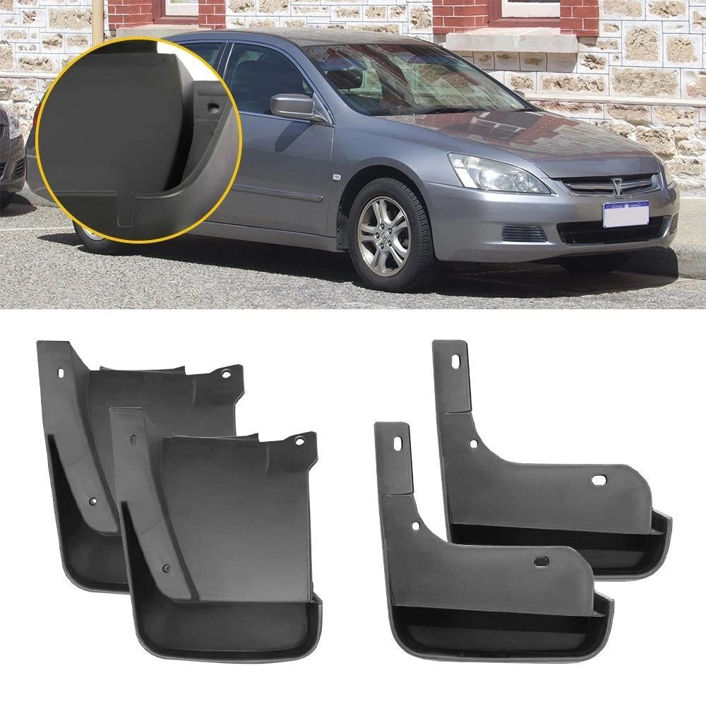 Set of 4 Mud Flaps Splash Guards for Honda Accord Sedan (2003–2007)
