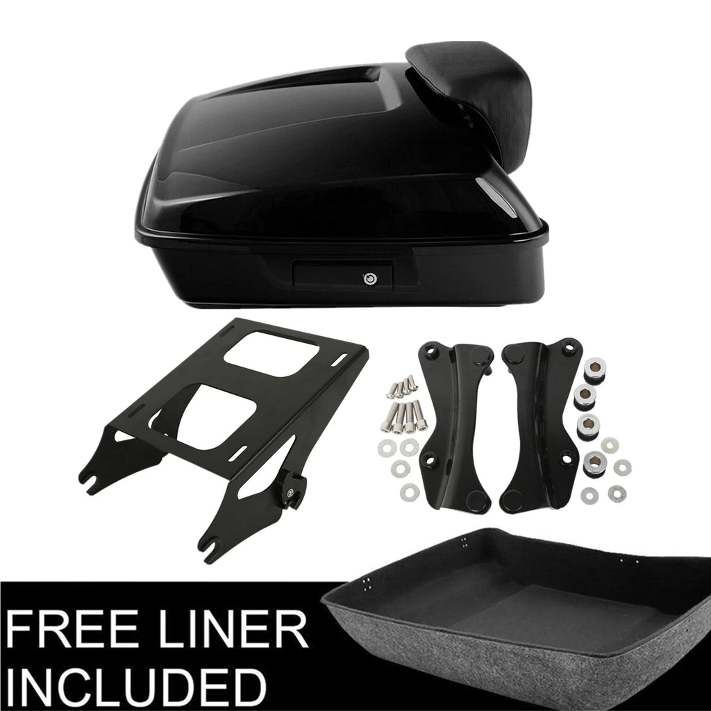 Chopped Trunk Mount Rack Docking Hardware Kit for Harley Road Glide (2014–2026)