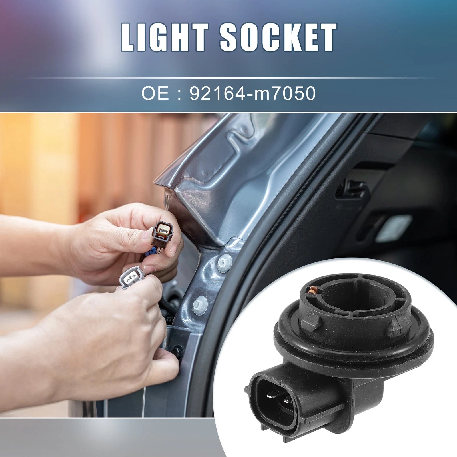 Daytime Running Light Socket Holder 92164-M7050 for Kia Forte (2019–2021)