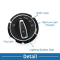 Headlight Lamp Fog Light Control Switch for Porsche 718 (2017-2023)