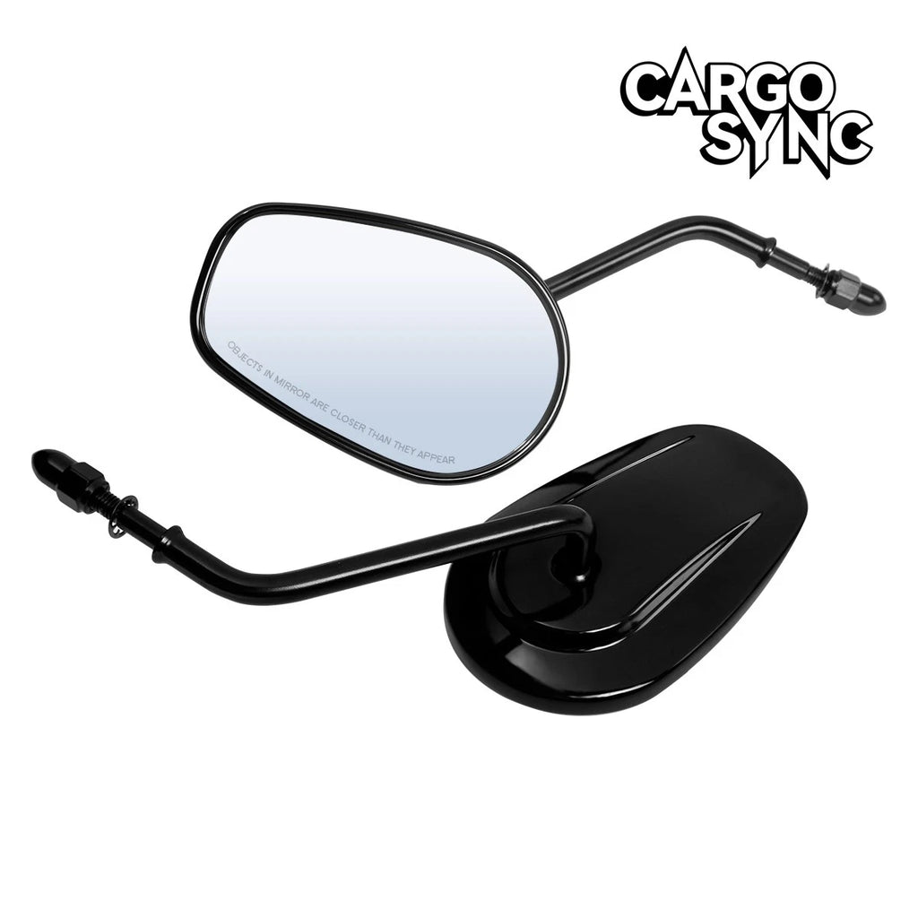 Cargosync Rearview Mirrors for Harley Softail Springer Heritage Classic Dyna
