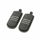 1 1/4'' Matte Long Angled Footpegs Mount Engine Guard Pegstreamliner