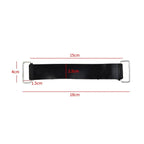 Black Rubber Strap for Motorcycle Battery Holder (18-23cm) 1pc