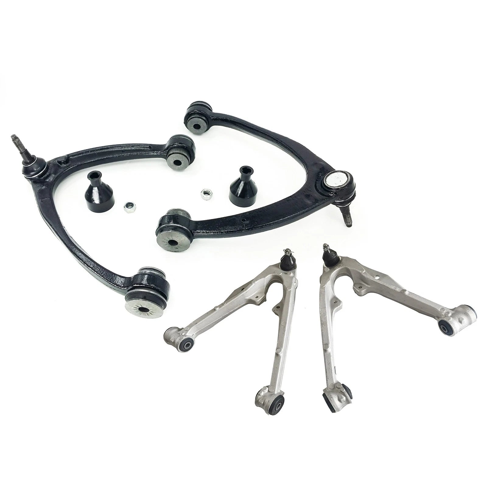 Set of 4 Control Arms Kit for Chevrolet Tahoe Silverado GMC Cadillac (2007–2014)
