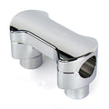 2" Tall Chrome Handlebar Riser/Top Clamp for Harley