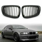 ABS Front Kidney Bumper Grille for BMW 3 Series E46 Coupe/Cabrio (2000-2006)