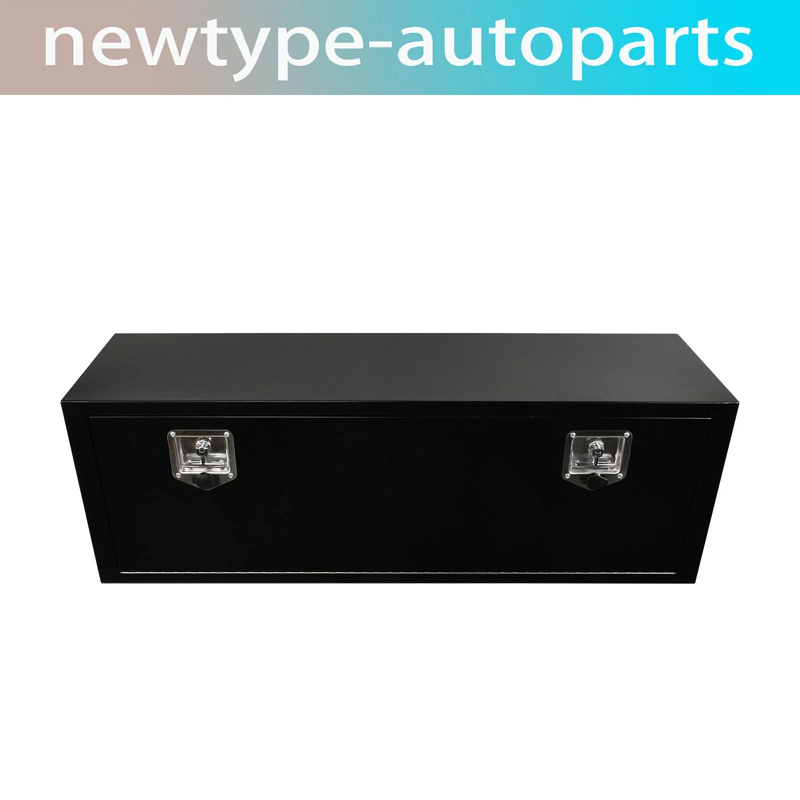 Underbody Tool Box for Pickup Truck (48''×14''×16'', Black Steel)