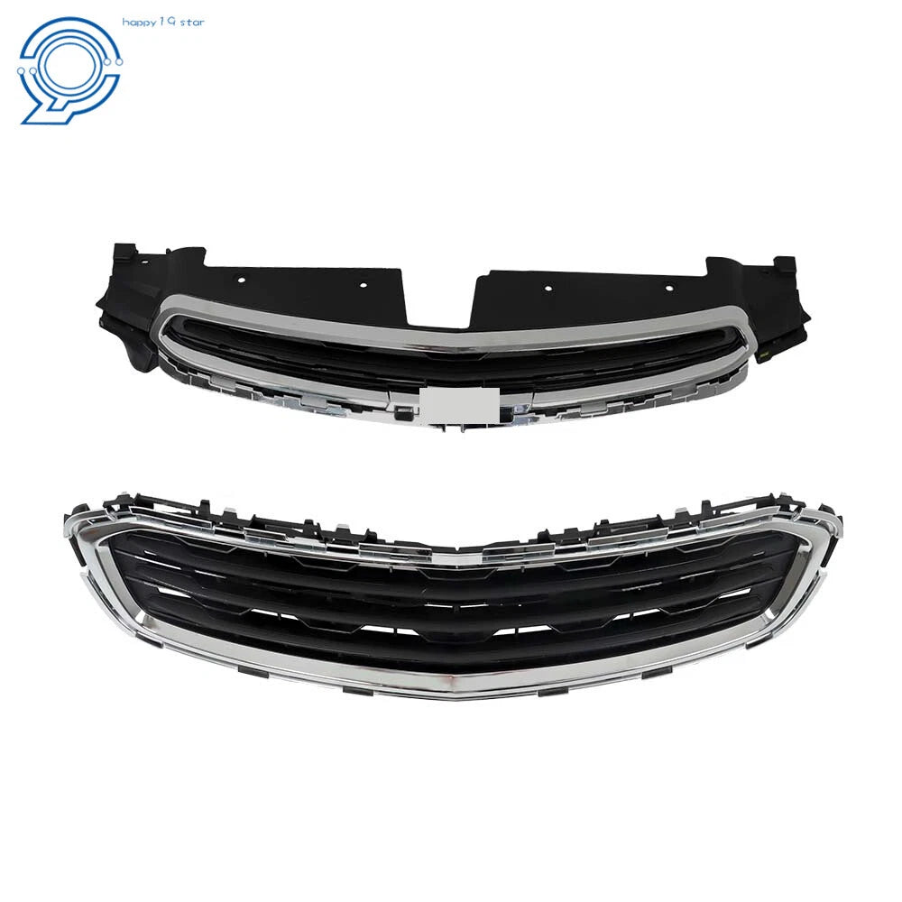 Front Upper & Lower Grille Chrome for Chevy Cruze Limited (2015–2016)