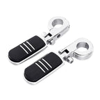 1. Pegstreamliner Foot Pegs for 1.25" Harley Engine Guard Bar