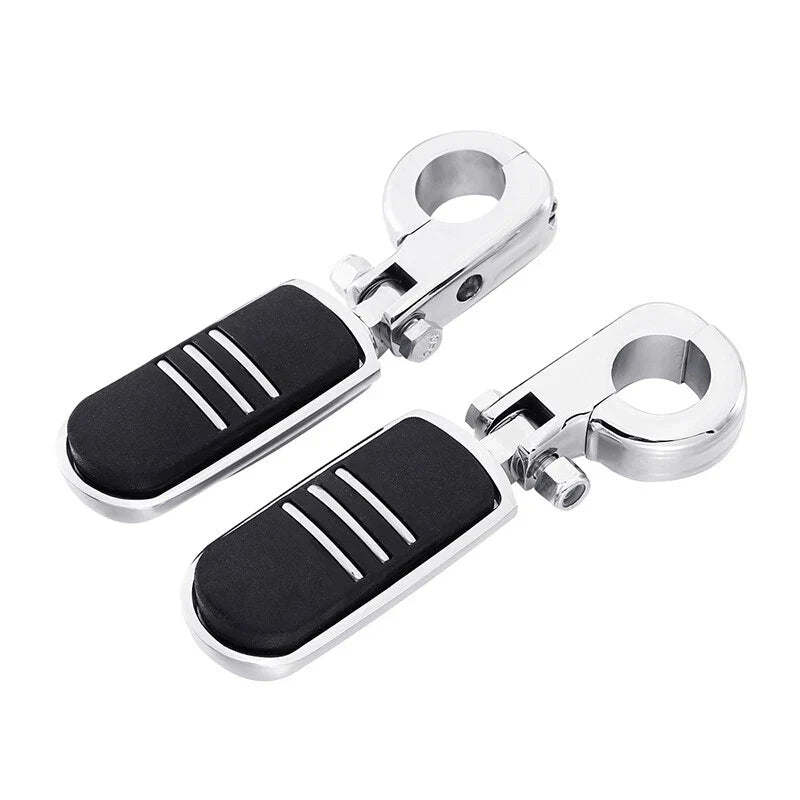 1. Pegstreamliner Foot Pegs for 1.25" Harley Engine Guard Bar