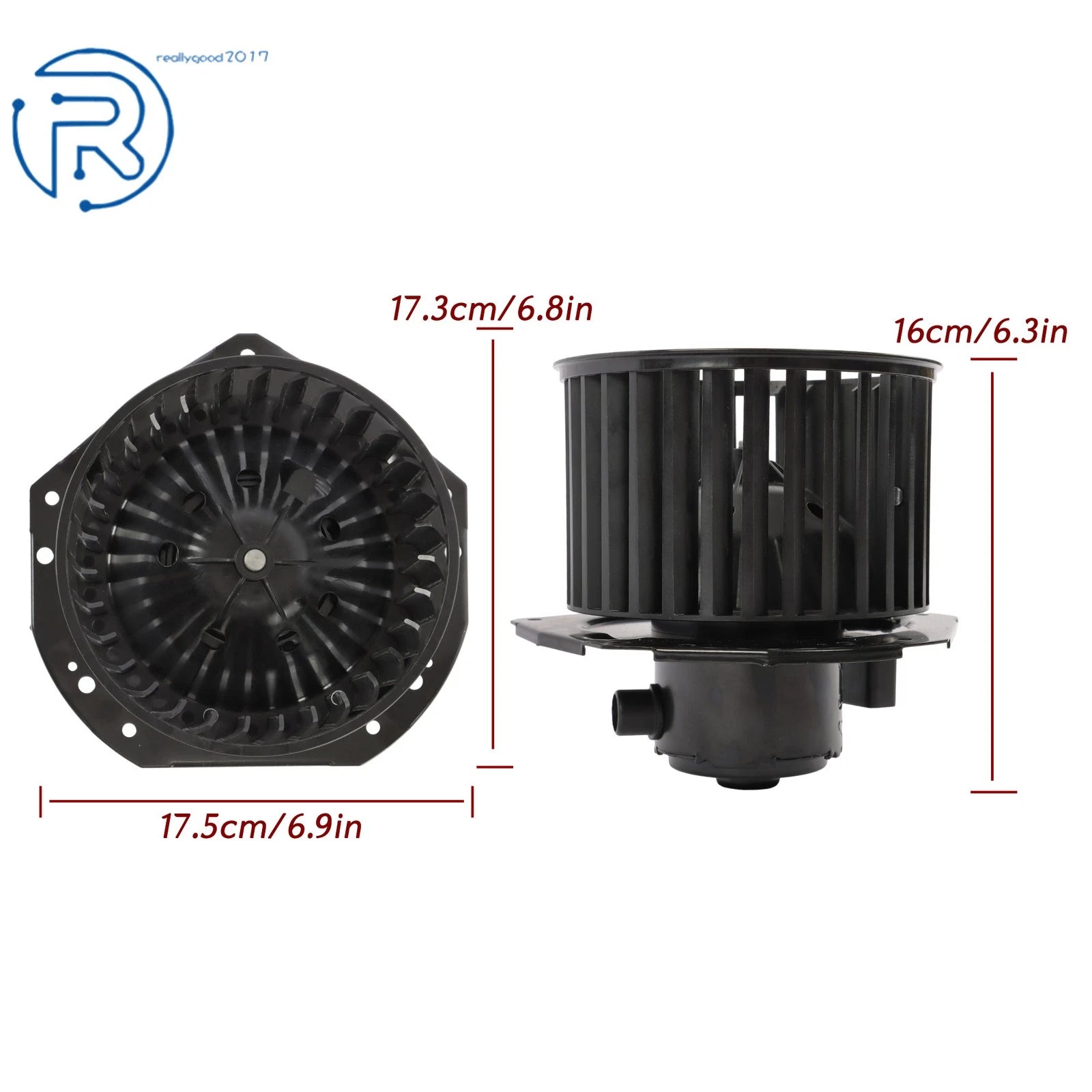 Heater Blower Motor with Fan Cage for GMC Safari (1994–2005) & Chevrolet S10 (1994–2005) 89019300