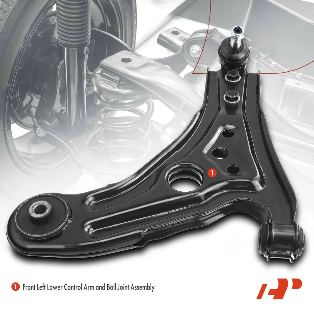 Front Left Lower Control Arm with Ball Joint Assembly for Aveo (2004-2011)