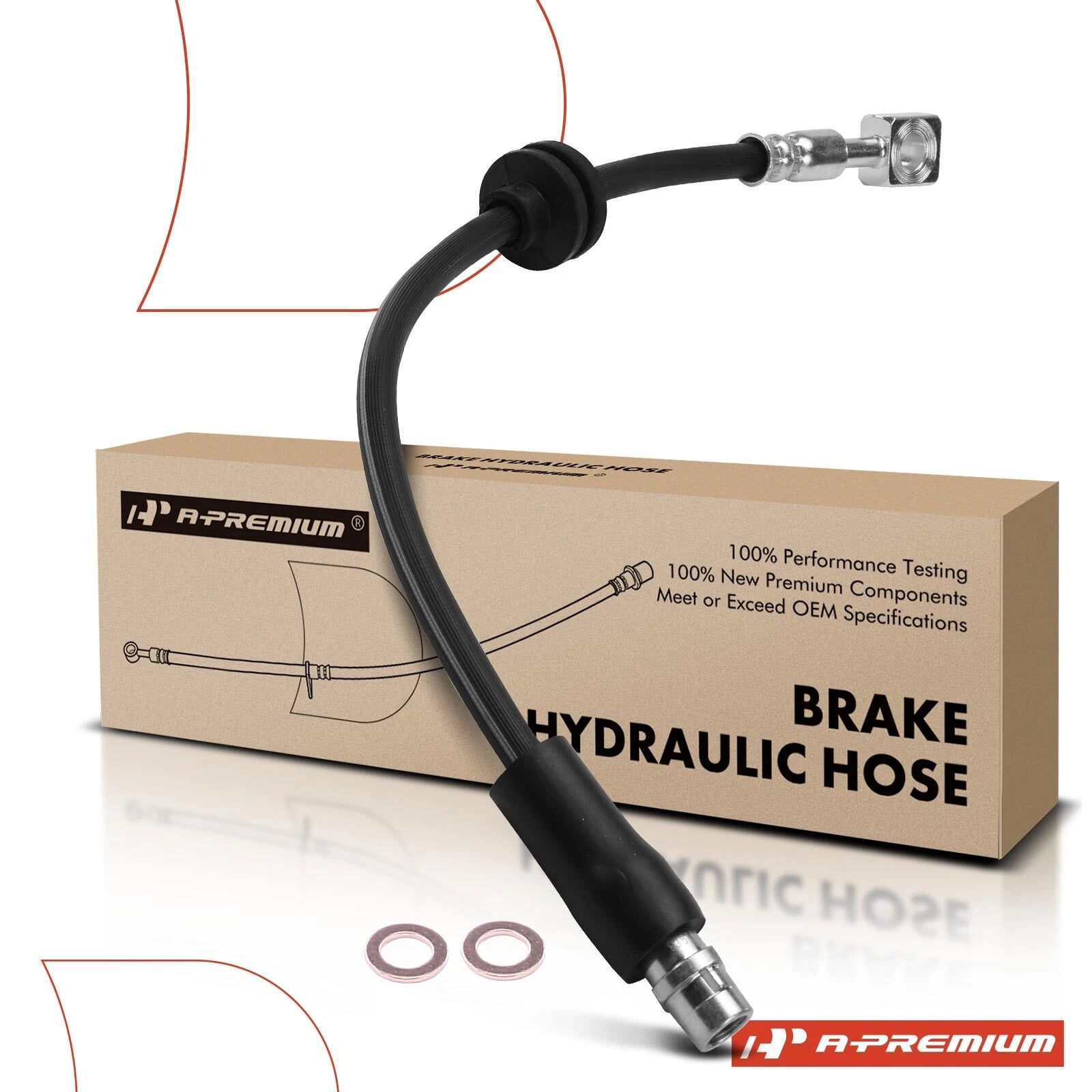 Front Left Brake Hydraulic Hose for Chevy Cruze (2011–2014)
