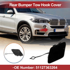 Rear Bumper Tow Hook Cover for BMW 428i Black (2014-2016)