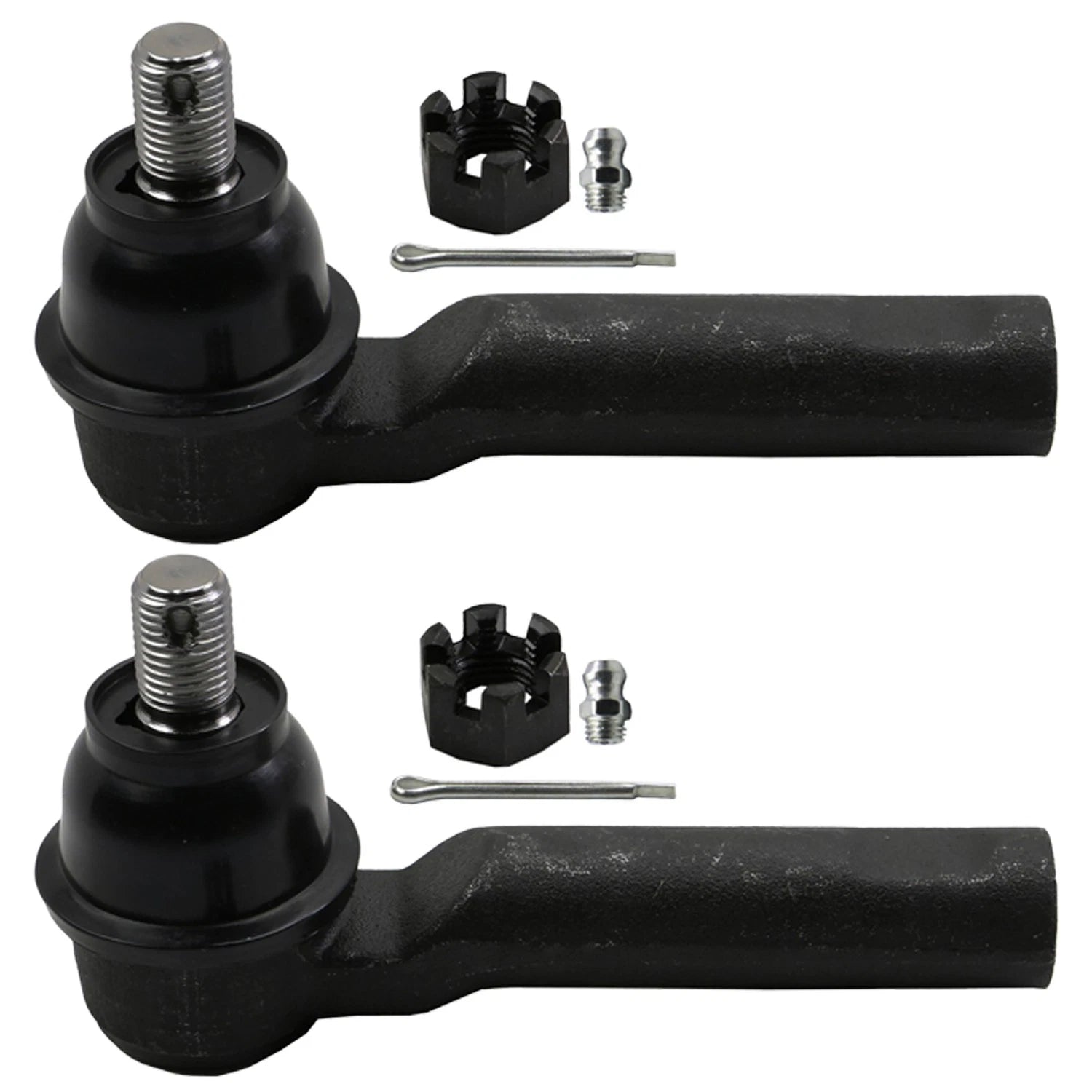 Set of 2 Front Outer Steering Tie Rod Ends for 4Runner FJ Cruiser Tacoma (2003–2023)