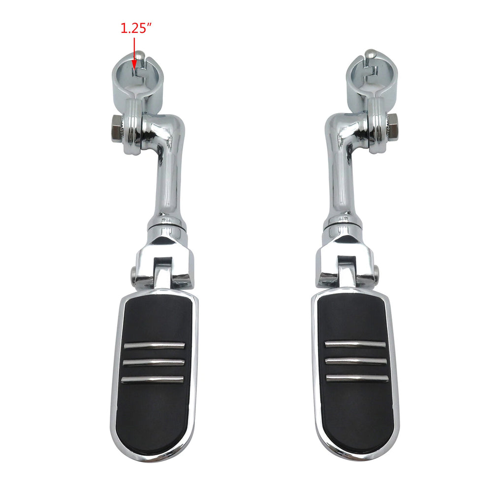 Streamliner Footpegs for Highway Engine Guard Crash Bar (1.25")