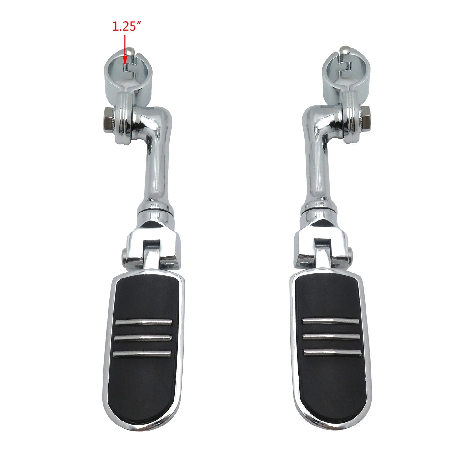 Streamliner Footpegs for Highway Engine Guard Crash Bar (1.25")