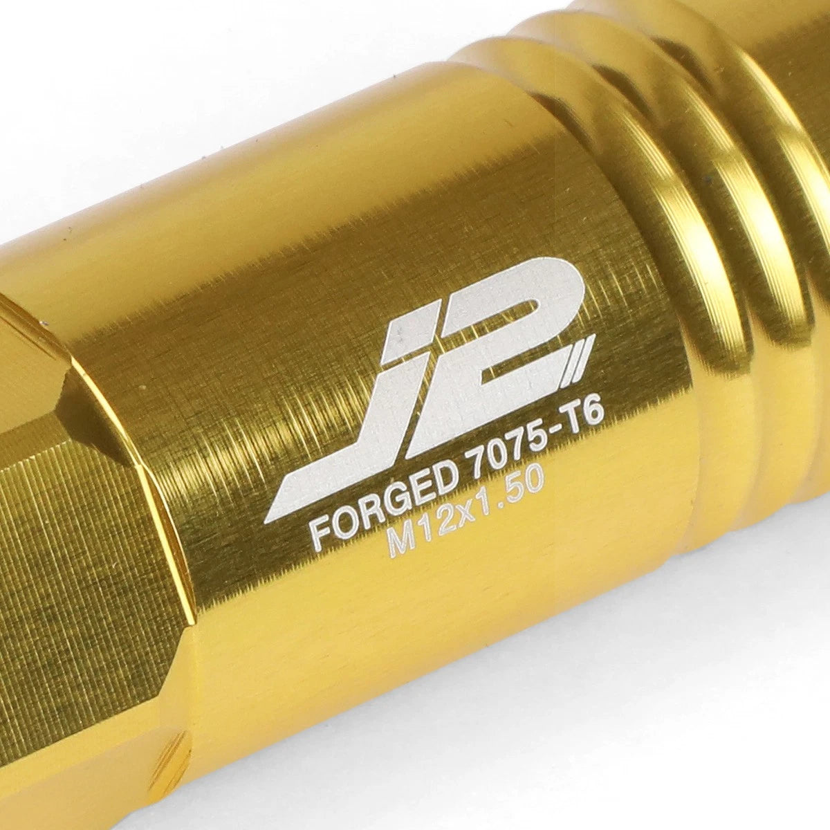 Set of 20 J2 7075 Forged Aluminum M12x1.5 Open-End Lug Nuts for Universal