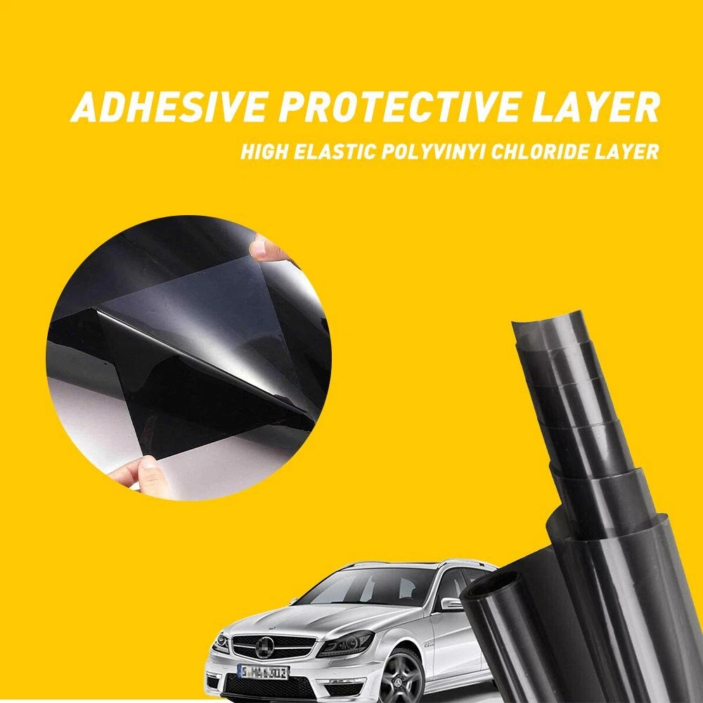 Smoke Headlight Taillight Fog Light Tint Film for Universal Vehicles (12"x72")