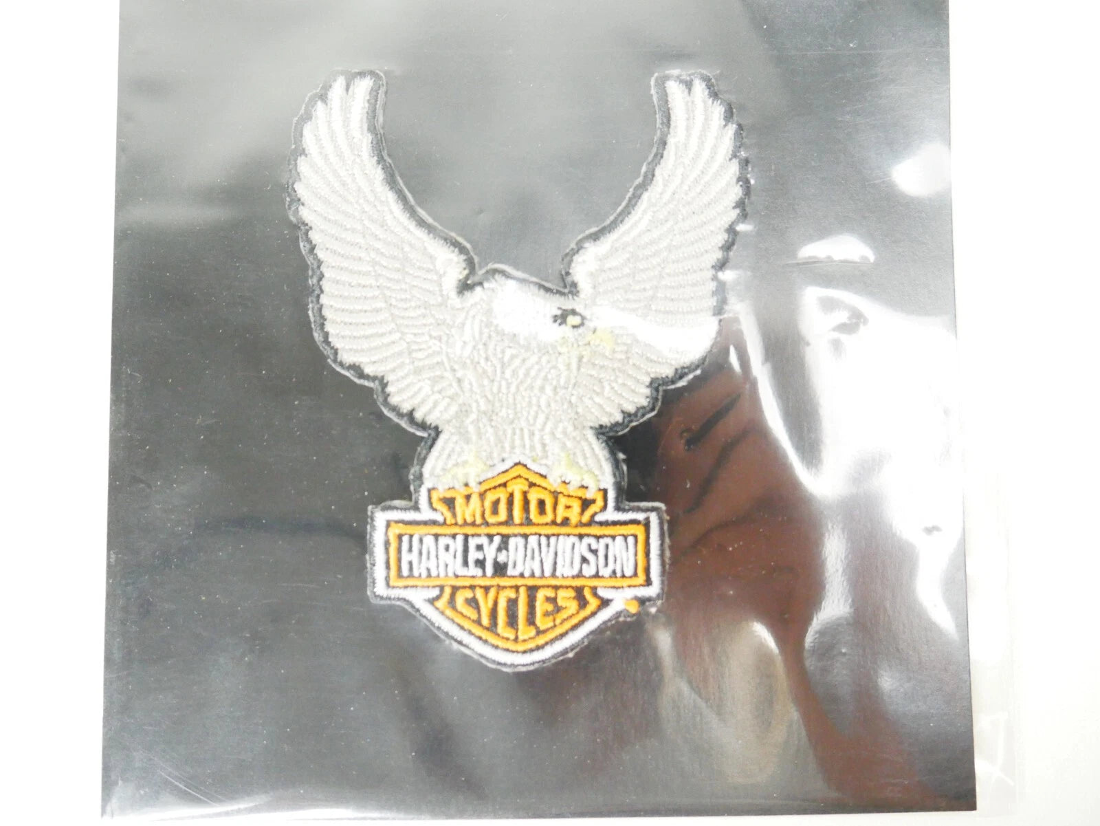 Embroidery Brown Eagle Bar & Shield Patch for Harley-Davidson (All Years)