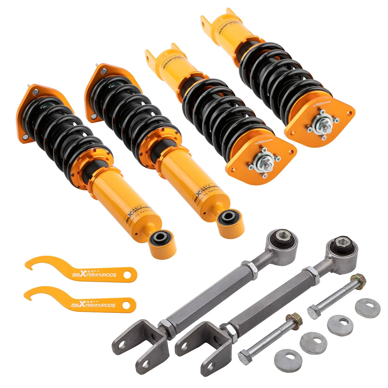 Coilovers with Adjustable Height and Rear Camber Arms for Infiniti G37/370Z (2009–2016)