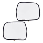 Side Door Mirror Glass Lens Pair Fits Toyota Hilux LN85 LN106 4Runner 1989-97