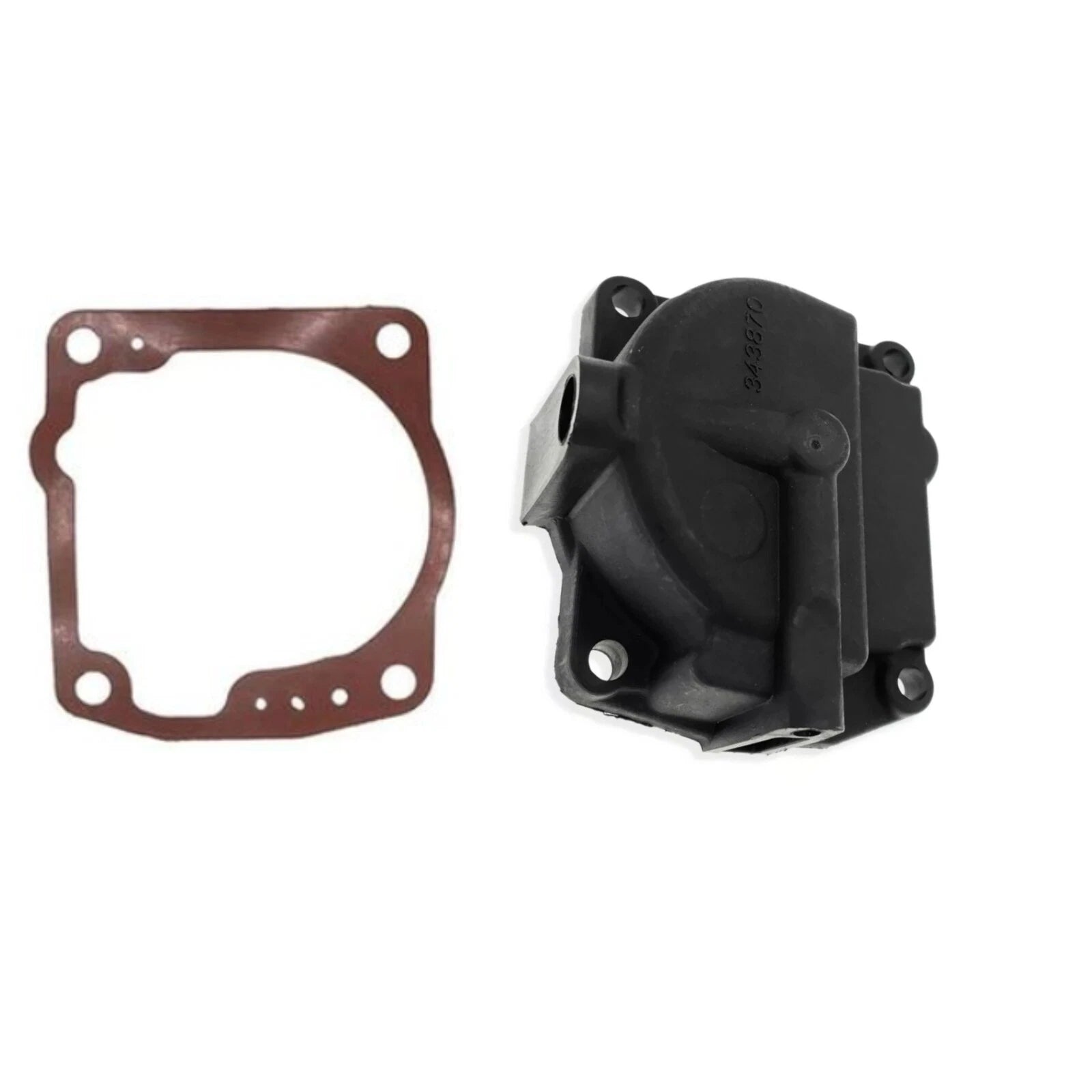 Set of 4 Carburetor Float Bowl Chamber & Gasket for OMC Johnson Evinrude 433000