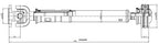 Drive Shaft for Dakota Sport Crew Cab Pickup (2001–2005)