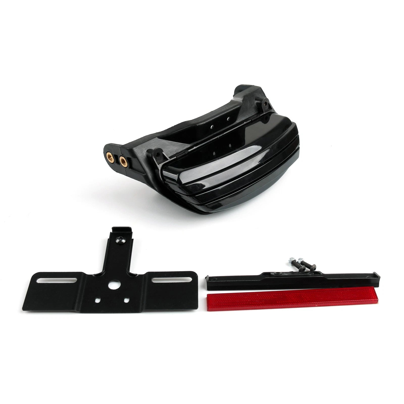Tri-Bar LED Tail Light + Bracket for Harley Softail FXST FXSTB FXSTC (1999–2017)