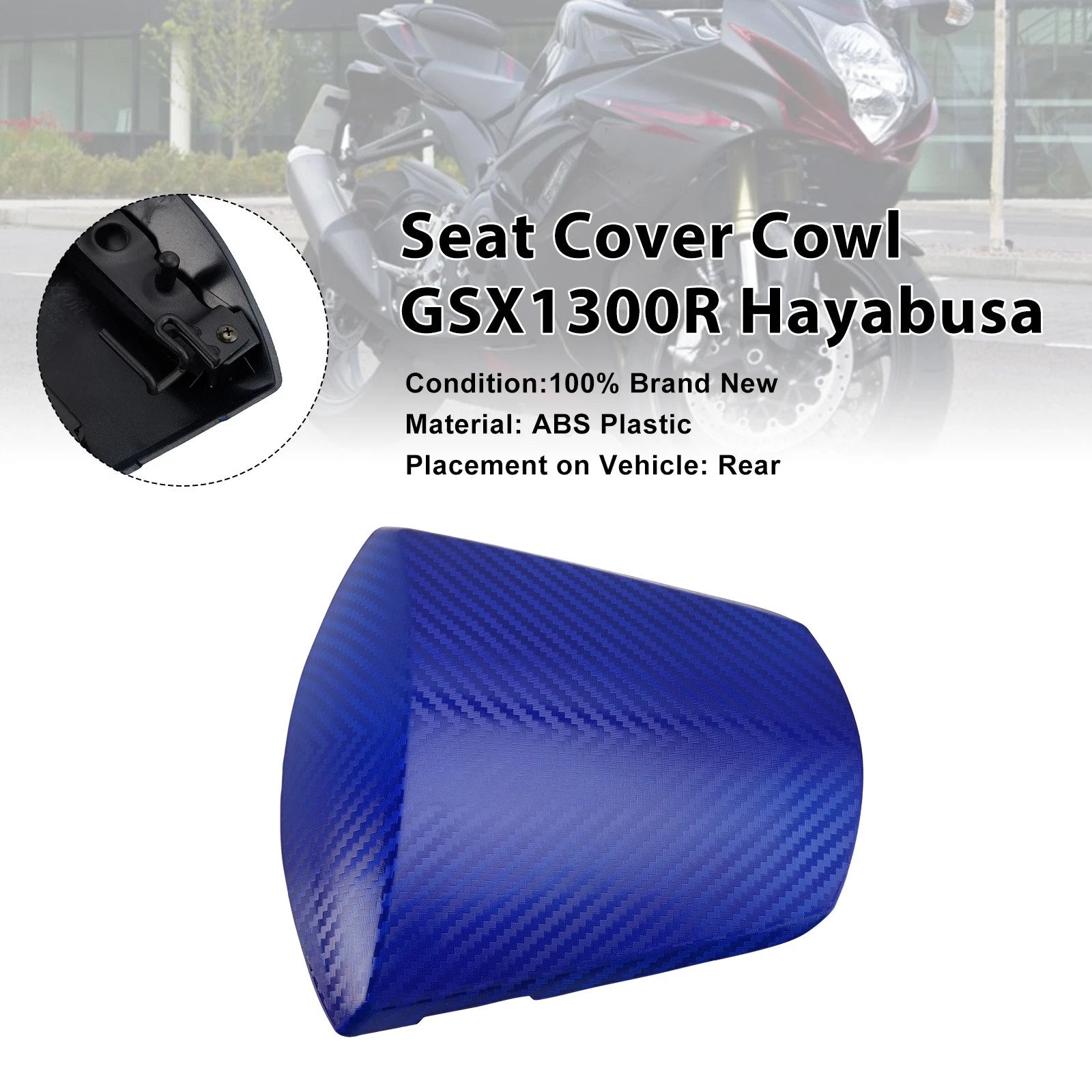 Rear Seat Fairing Cover for Suzuki GSXR600 GSXR750 (2011–2026) Blue