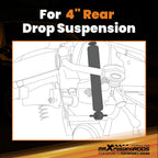 Set of 2 Lowering Shocks for GMC Sierra 1500 (2019-2025)