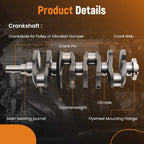 Crankshaft for Toyota Tacoma (1995–2004) 3RZ 2.7L RZN161 RZN171 RZN191 RZN196