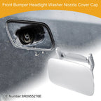 Front Right Washer Nozzle Cover Cap for Audi Q5 (2013–2017) 1 Pc, Silver Tone