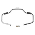 Chrome Mustache Engine Guard Crash Bar for Harley Softail Fatboy (2000–2017)