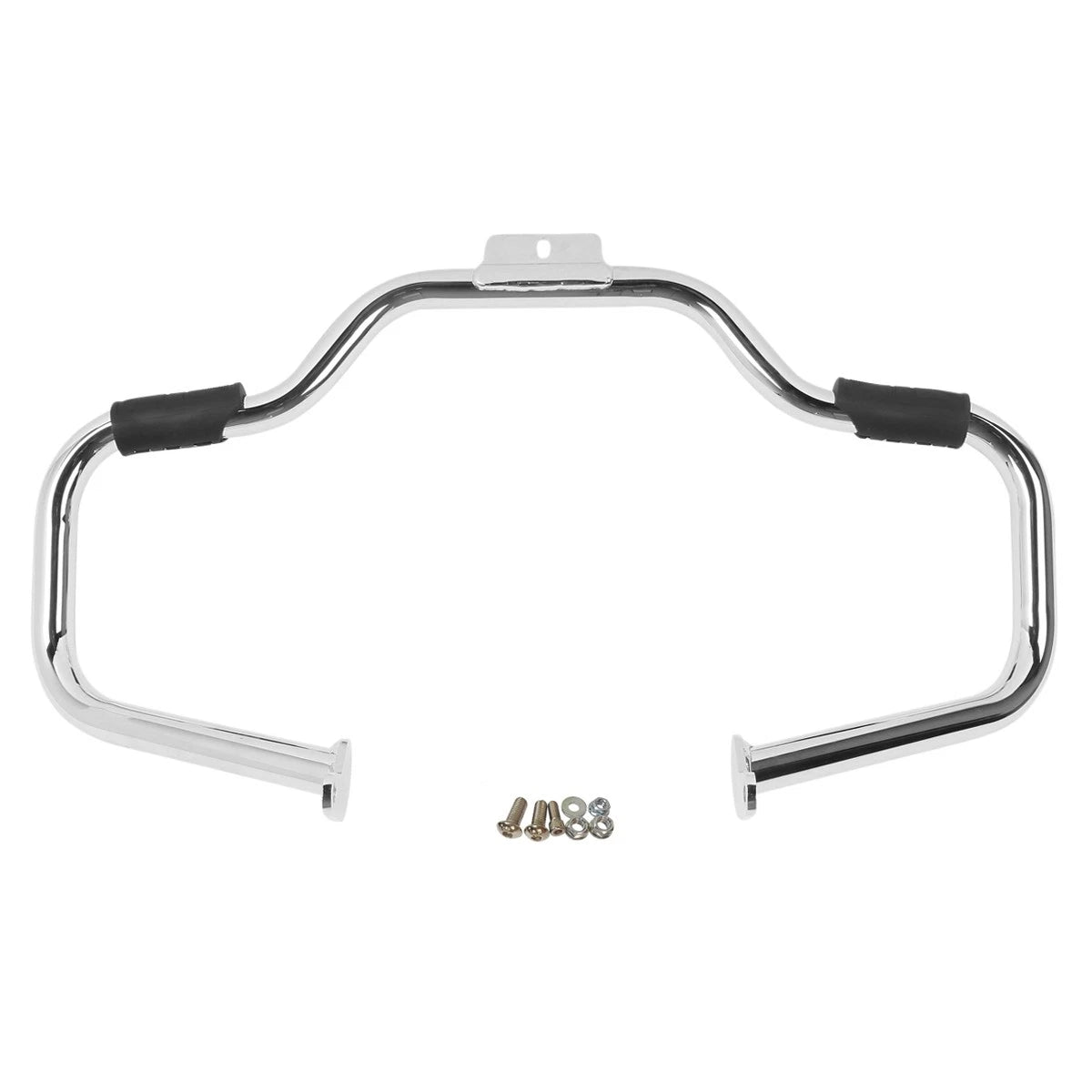 Chrome Mustache Engine Guard Crash Bar for Harley Softail Fatboy (2000–2017)