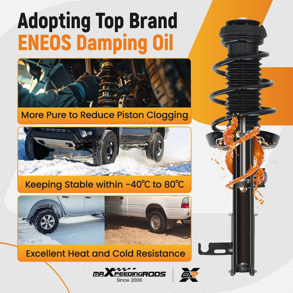 2X Front Struts for Chevy Cruze (2011-2012)