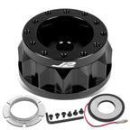 J2 2" 6-Bolt Aluminum Steering Wheel Hub Adapter for Mitsubishi (1983–2007)