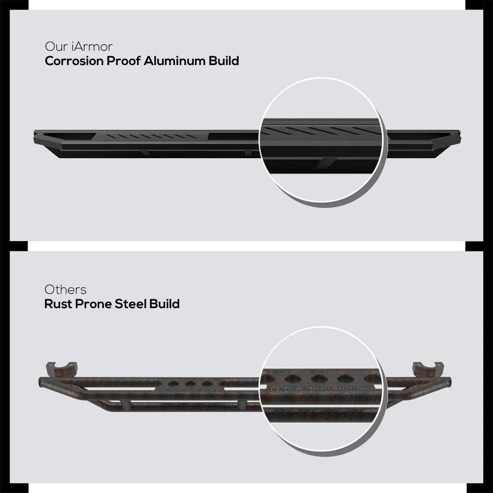 iArmor Aluminum Side Steps for Toyota Highlander (2008-2013)