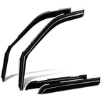 4-Piece In-Channel Wind Rain Side Window Visor for Ford F250 F350 F450 (2017–2026)