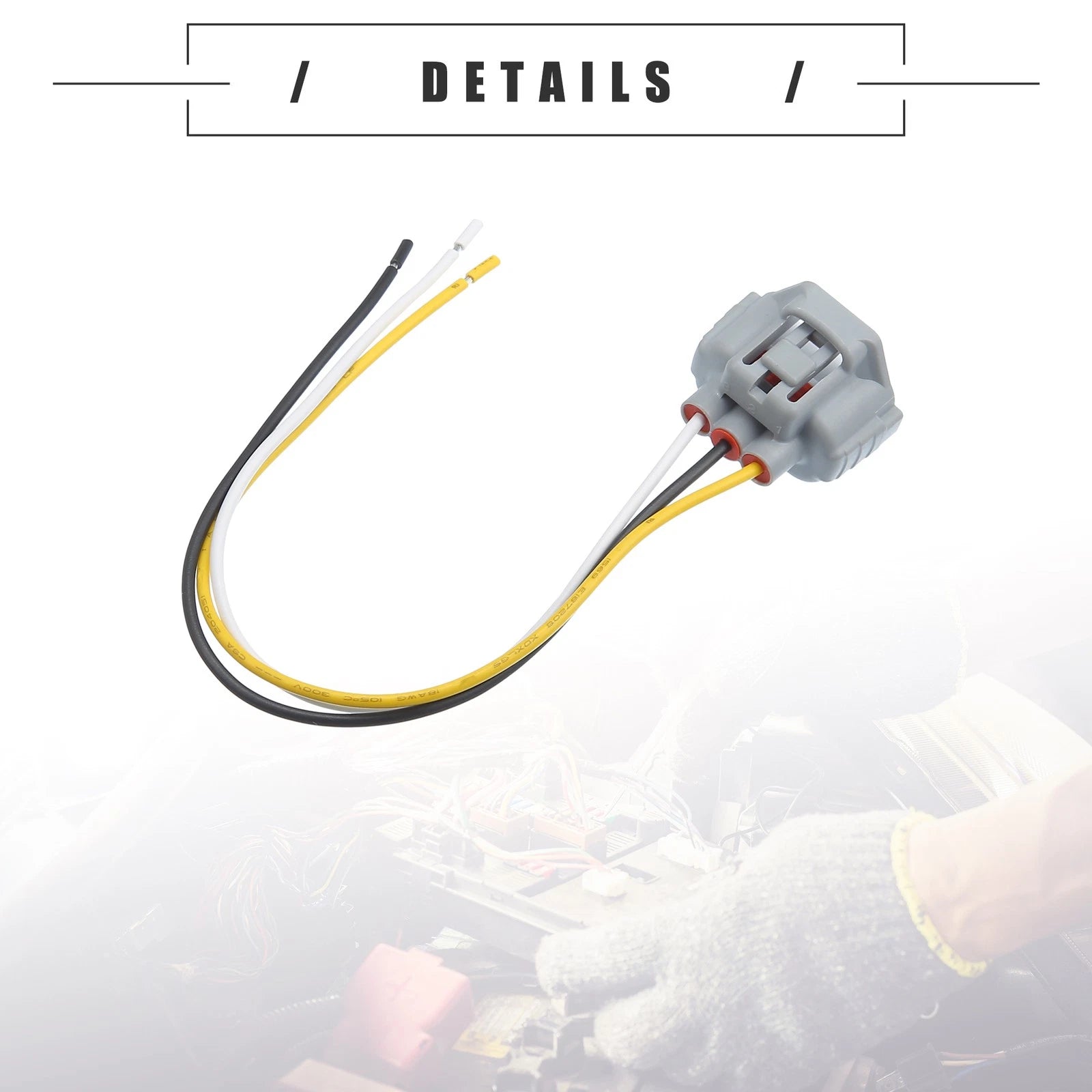 Front Turn Signal Wiring Harness Connector Plug for Toyota (1 Set)