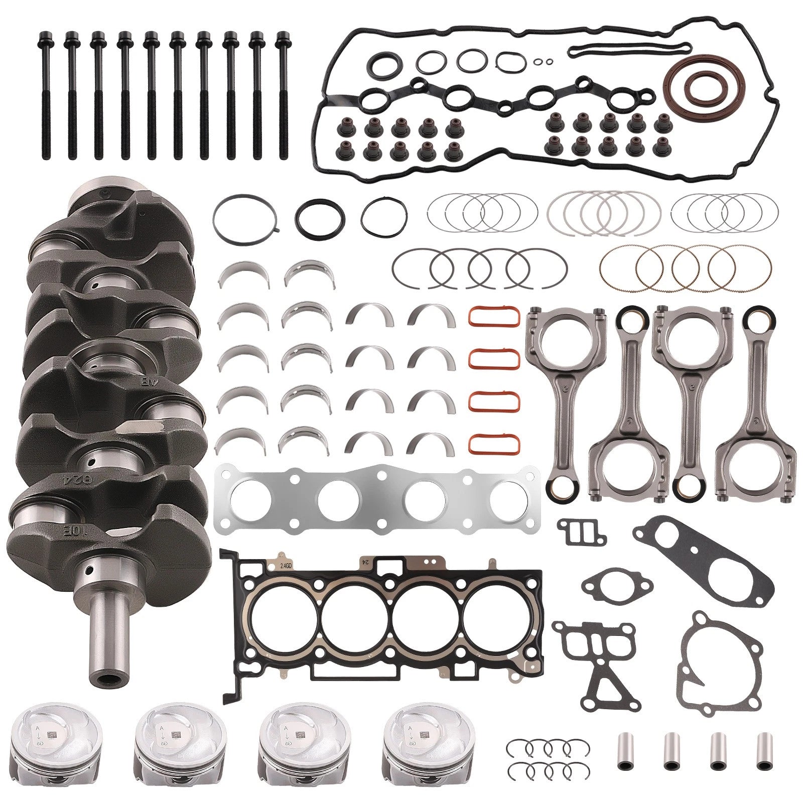 Engine Rebuild Set for Hyundai Santa Fe, Kia Optima, Sportage 2.4L G4KJ (2011–2015)