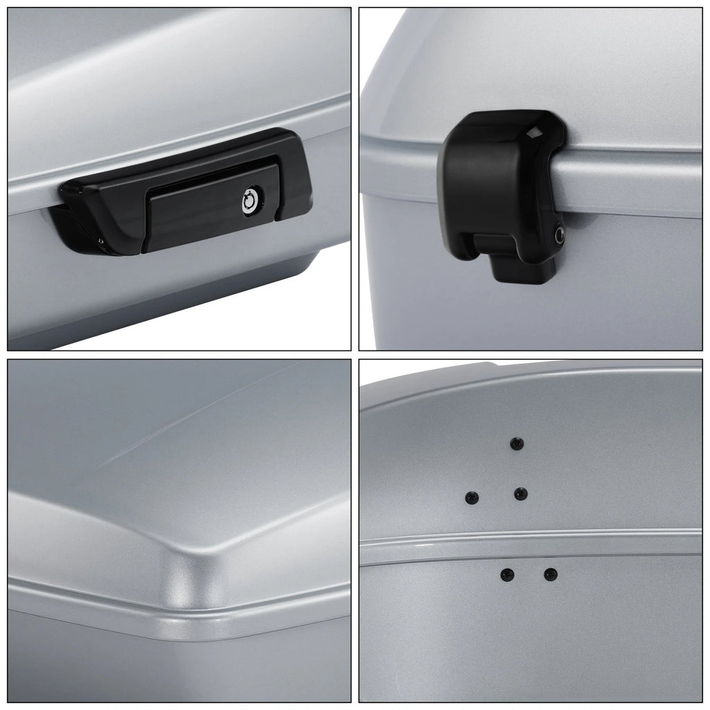 Chopped Trunk Luggage for Harley Road Glide (2014–2025) Atlas Silver Metallic