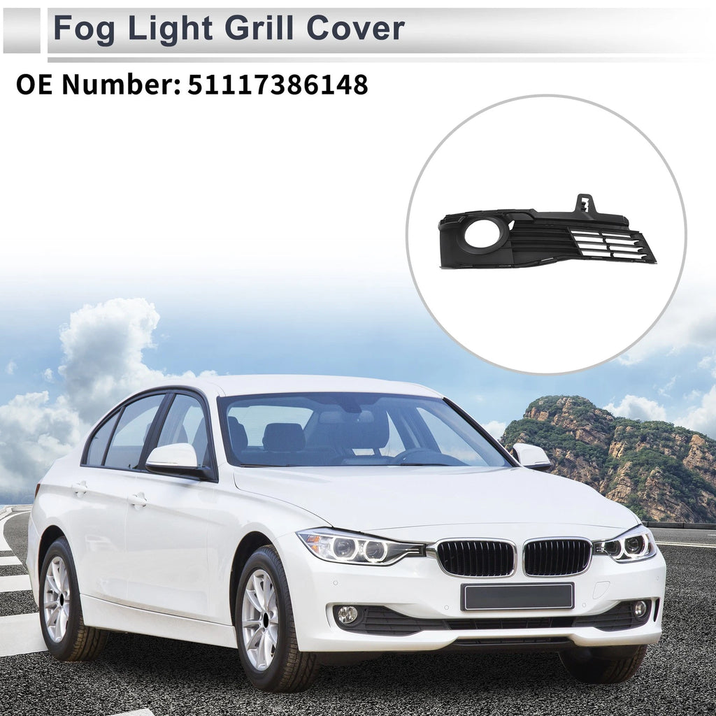 1 Pc Fog Light Grill for BMW 3 Series (2015–2019) No. 51117386148